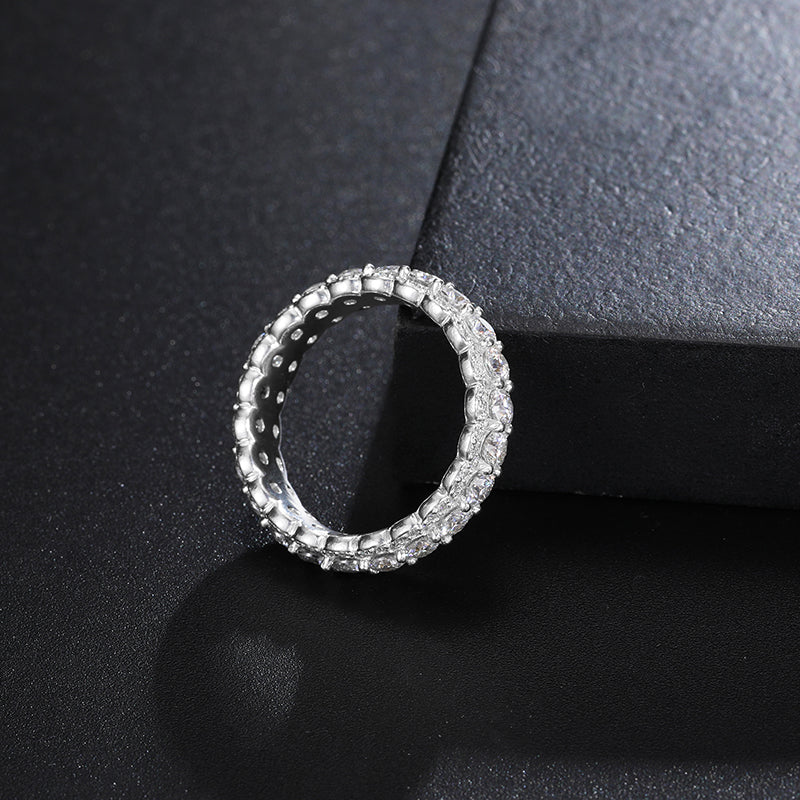 Moissanite Eternity Ring