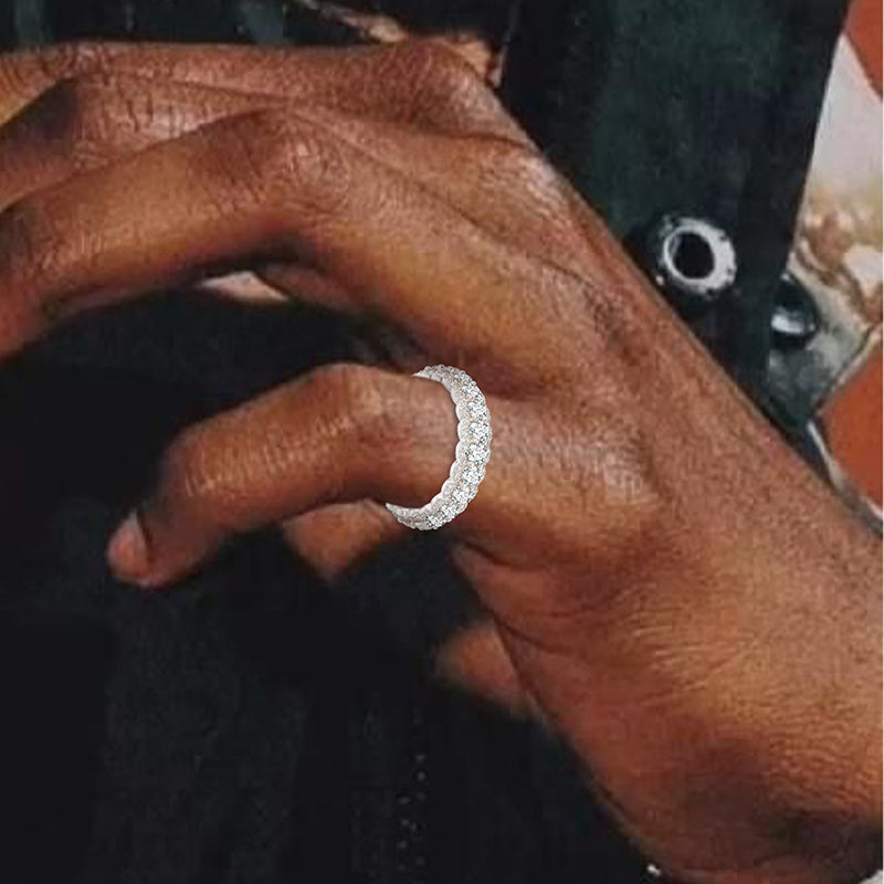 Moissanite Eternity Ring