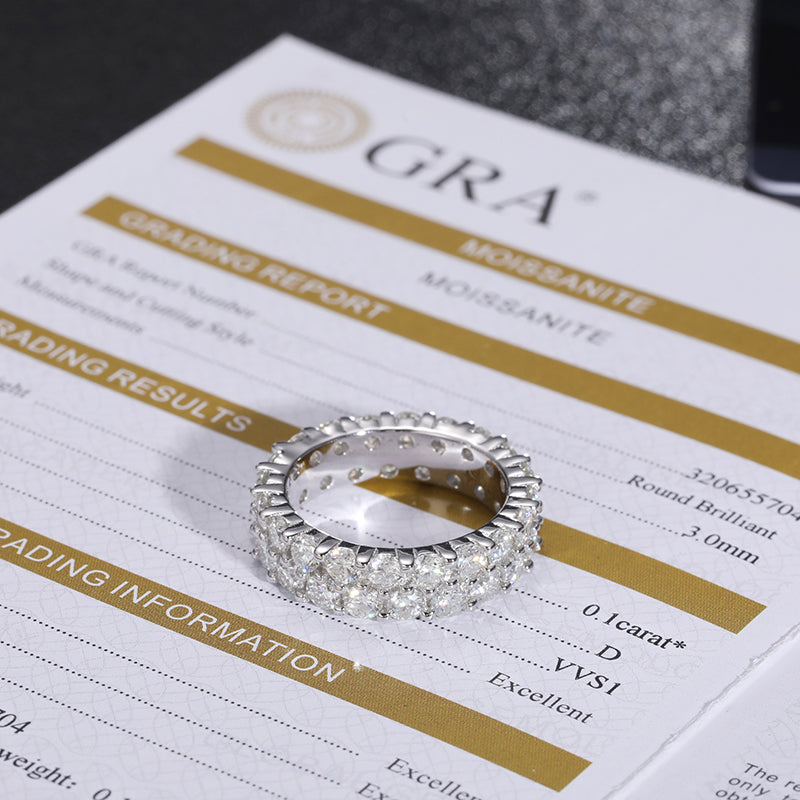 Moissanite Glare Ring
