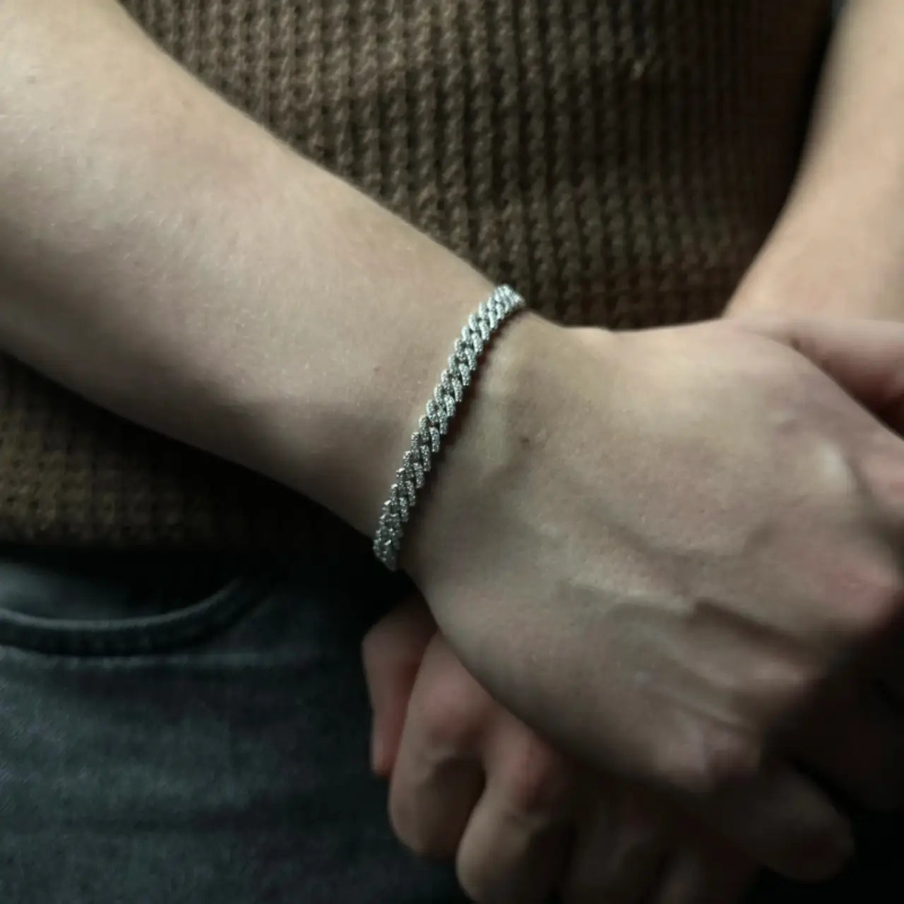 Moissanite silver bracelets jewelry collection