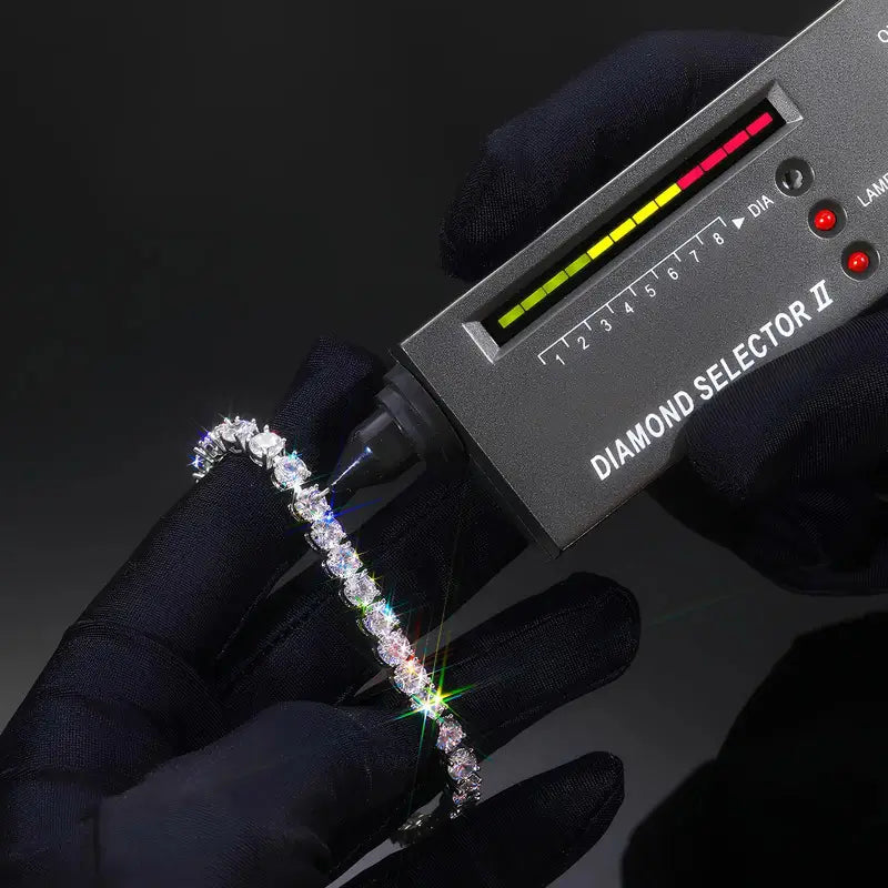 premium quality moissanite tennis bracelet