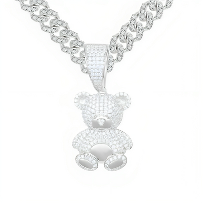 Moissanite Pookie Bear Pendant