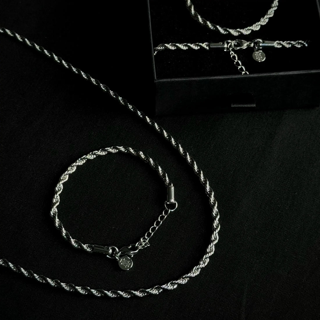 Rope Chain & Bracelet Bundle