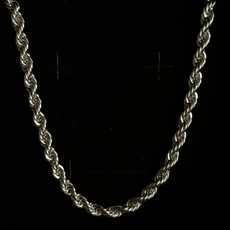 Stainless steel rope chain necklace