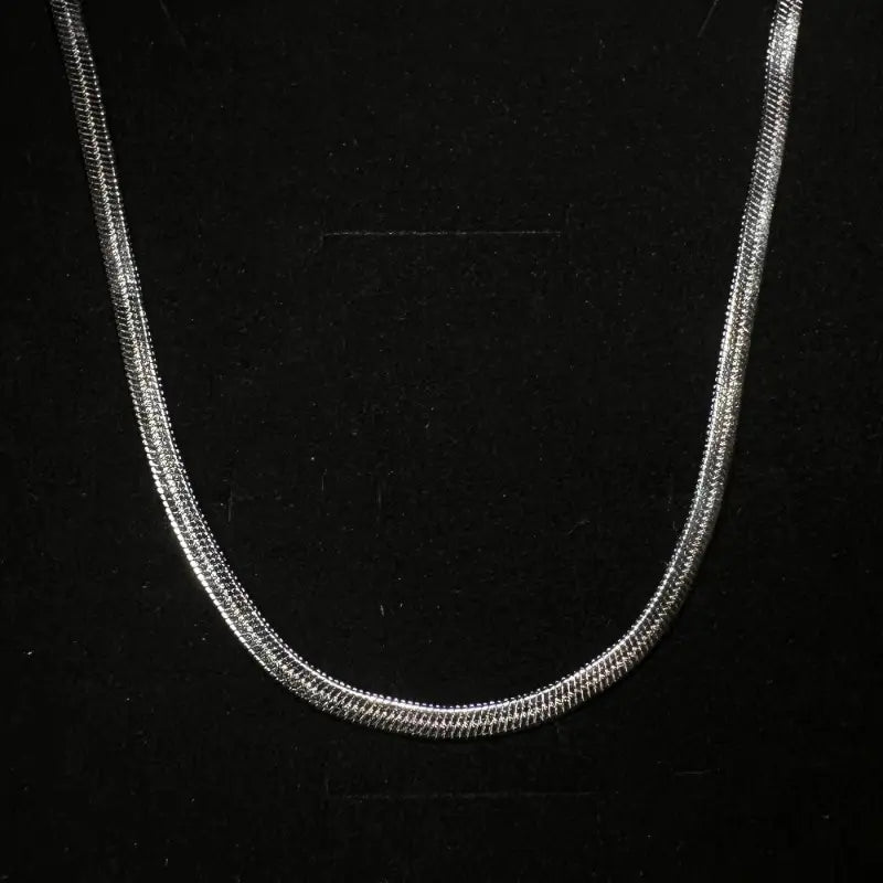stainless steel snake chain necklace