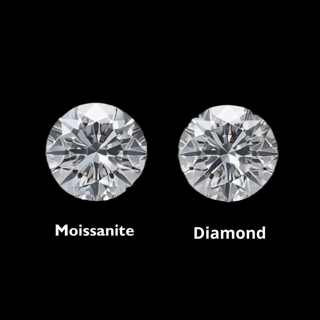 What is the difference between diamond and moissanite comparison
